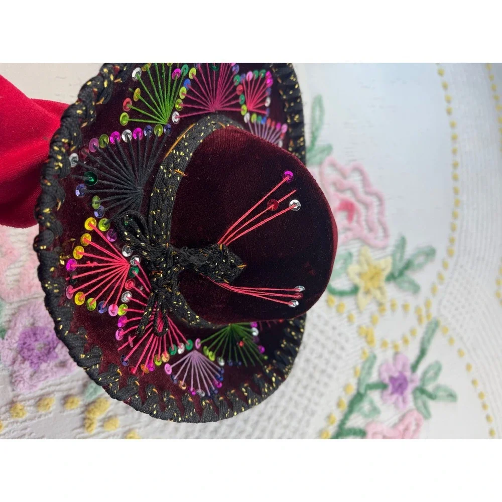 Salazar Yepez Hat‎ Festive Sequin Embellished Fiesta Party Costume Accessory